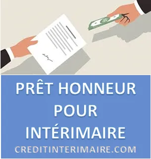 PRÊT D'HONNEUR POUR INTÉRIMAIRE