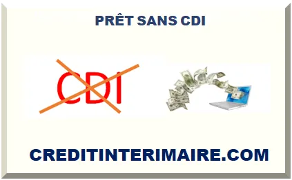 PRÊT SANS CDI